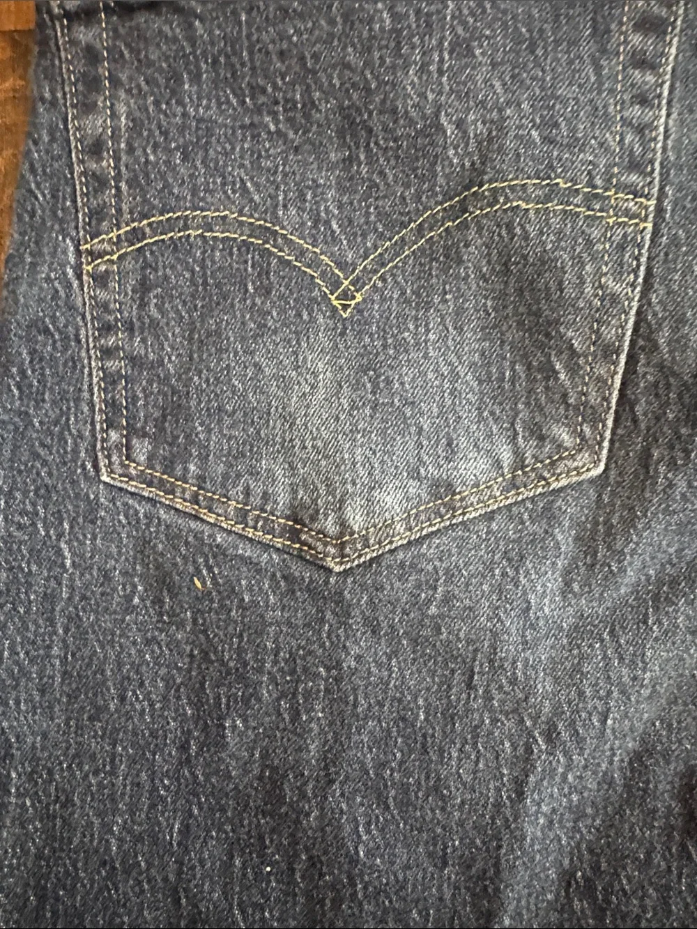 Levi's Men's Straight Jeans in Indigo Blue Denim